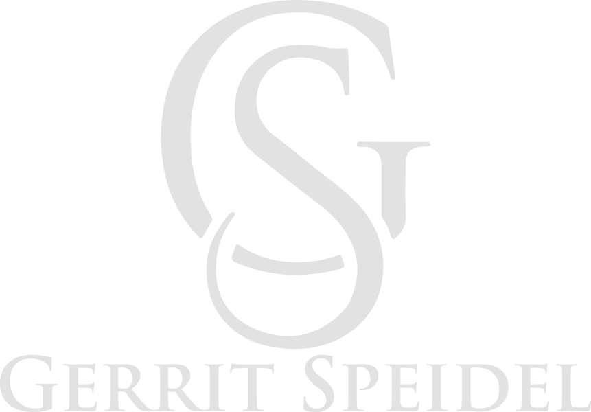 Logo der Gerrit Speidel Unternehmensberatung in weiß