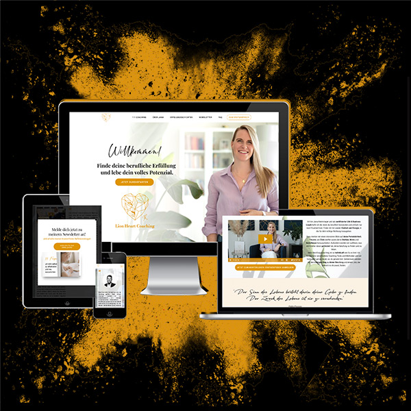 Webseite-Lionheart-Coaching Webseiten von Lionheart Coaching